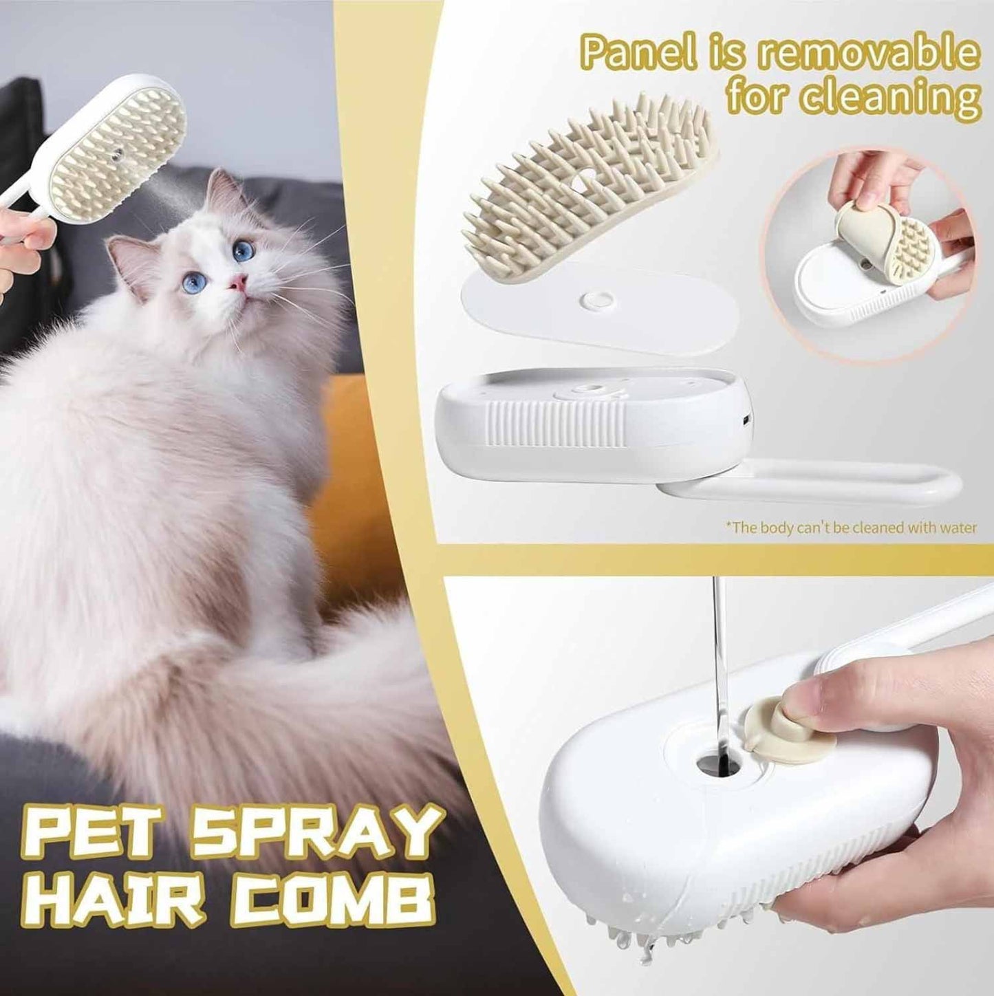 Steam Brush for Dog/Cat