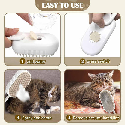 Steam Brush for Dog/Cat